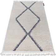 Tapis Rugsx Tapis BERBER MEKNES B5910 crème et gris 120x170 cm