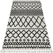 Tapis Rugsx Tapis BERBER SAFI N9040 blanc et noir 200x290 cm