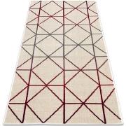 Tapis Rugsx Tapis GINA 21242561 géométrique beige / rouge 80x150 cm