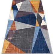 Tapis Rugsx Tapis SOFT 6162 GEOMETRIC, TRIANGLES gris / 80x150 cm