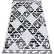 Tapis Rugsx Tapis MAROC P662 Diamants noir / blanc 120x170 cm