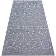 Tapis Rugsx Tapis SENSE Micro 81249 ZIGZAG ETNO argentin/blanc 80x150 ...