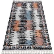 Tapis Rugsx Tapis moderne BELLE BR23A noir et rose 200x290 cm