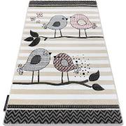 Tapis Rugsx Tapis PETIT BIRDS PETITS OISEAUX crème 140x190 cm