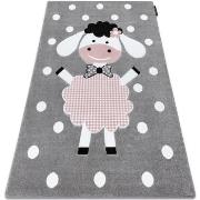 Tapis Rugsx Tapis PETIT DOLLY mouton gris 80x150 cm