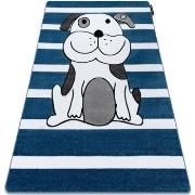 Tapis Rugsx Tapis PETIT PUPPY CHIOT bleu 120x170 cm