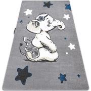 Tapis Rugsx Tapis PETIT ELEPHANT L'ÉLÉPHANT ÉTOILE gris 200x290 cm