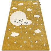 Tapis Rugsx Tapis PETIT MOON étoiles, des nuages or 140x190 cm