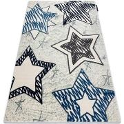 Tapis Rugsx Tapis PETIT STARS étoiles bleu 140x190 cm