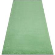 Tapis Rugsx Tapis BUNNY vert IMITATION DE FOURRURE DE 80x150 cm