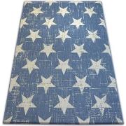 Tapis Rugsx Tapis EN CORDE SIZAL FLAT 48648/591 ÉTOILES 200x290 cm