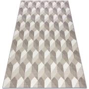 Tapis Rugsx Tapis EN CORDE SIZAL FLAT 48624/686 CUBES 120x170 cm