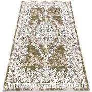 Tapis Rugsx Tapis ACRYLIQUE DIZAYN 143 vert / Ivoire 160x230 cm