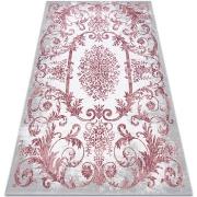 Tapis Rugsx Tapis ACRYLIQUE USKUP 352 Ornement rose 200x300 cm