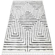 Tapis Rugsx Tapis SEVILLA Z788B labyrinthe, grec blanc / 80x150 cm
