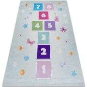 Tapis Rugsx Tapis lavable BAMBINO 1075 marelle, nombres pour 120x170 c...