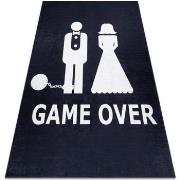 Tapis Rugsx Tapis lavable BAMBINO 2104 'Game over' mariage, 80x150 cm
