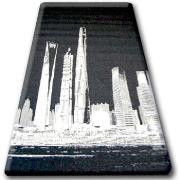 Tapis Rugsx TAPIS EN CORDE SIZAL FLOORLUX 20240 noir 160x230 cm