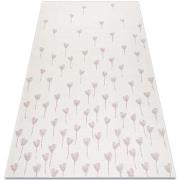 Tapis Rugsx Tapis EN CORDE SIZAL FLAT 48779/526 Fleurettes 200x290 cm