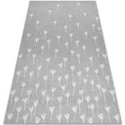 Tapis Rugsx Tapis EN CORDE SIZAL FLAT 48779/637 Fleurettes 80x150 cm