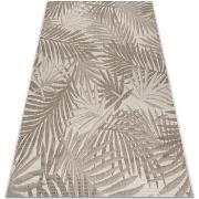 Tapis Rugsx TAPIS EN CORDE SIZAL FLOORLUX 20504 FEUILLES 140x200 cm