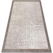 Tapis Rugsx TAPIS EN CORDE SIZAL FLOORLUX 20401 Cadre 160x230 cm