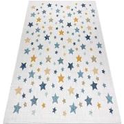 Tapis Rugsx Tapis SIZAL COOPER Étoiles 22260 écru / 140x190 cm