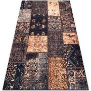 Tapis Rugsx Tapis ANTIKA ancient chocolate, patchwork moderne, 80x150 ...