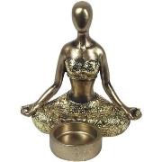 Bougeoirs, photophores Signes Grimalt Porte-bougie statuette yoga médi...