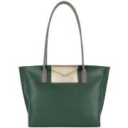 Sac a main LANCASTER Sac cabas epaule Ref 45337 vert foret 28*24*12 cm