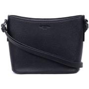 Sac Bandouliere Hexagona Petit sac seau SYNSA effet saffiano - Noir