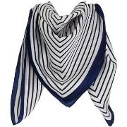 Echarpe Chapeau-Tendance Foulard polysatin rayé