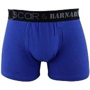 Boxers Oscar Et Barnabe Boxer Garçon Coton UNI Bleu