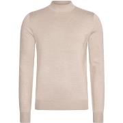 Sweat-shirt Mario Russo Turtle Neck Trui Plaza Taupe