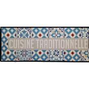 Tapis Sud Trading Grand Tapis de cuisine Carreaux de ciment 45 x 130 c...