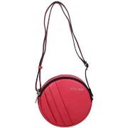 Sac à main Patrick Blanc Petit sac rond bandoulière cuir rose fuchsia