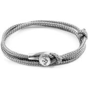 Bracelets Anchor &amp; Crew Bracelet Dundee Argent Et Corde