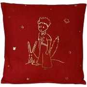 Coussins Kiub Coussin le petit prince beige et rouge 40 cm