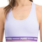 Brassières Puma Brassière Femme Coton ICONIC Purple