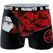 Boxers Naruto Boxer Homme Microfibre ASS2 Noir Rouge