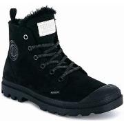 Bottines Palladium - PAMPA HI ZIP NUBUK Black