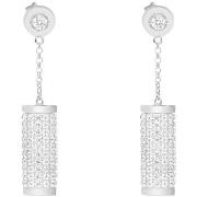 Boucles oreilles Orusbijoux Boucles D'oreilles En Argent Rouleau Serti...