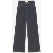 Jeans enfant Le Temps des Cerises Flare jeans velours anthracite
