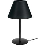 Lampes de bureau Tosel Lampe a poser demi-cylindrique métal noir