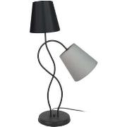 Lampes de bureau Tosel Lampe de chevet multi bras métal anthracite