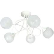 Lustres, suspensions et plafonniers Tosel Lustre multi bras métal blan...