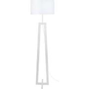 Lampadaires Tosel Lampadaire colonne bois blanc d'ivoire