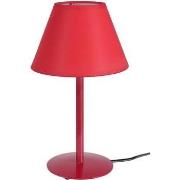 Lampes de bureau Tosel Lampe a poser demi-cylindrique métal rouge