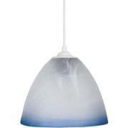 Lustres, suspensions et plafonniers Tosel Suspension cloche verre bleu