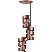 Lustres, suspensions et plafonniers Tosel Lustre grappe métal bronze